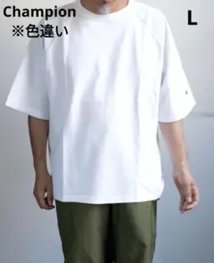 Champion　チャンピオン　T1011 ラグラン 5分袖 Tシャツ ワイド