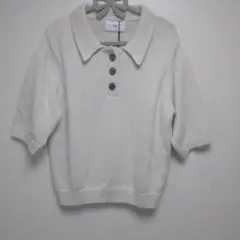 完売品 美品 GALLARDAGALANTE ブークレーポロニット リネン 麻混
