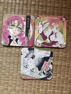 鬼滅の刃　原画展　アートコースター　甘露寺蜜璃　3枚