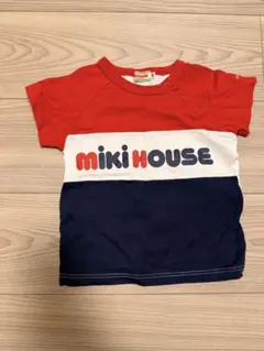 MIKI HOUSE Tシャツ レッド/ホワイト/ネイビー