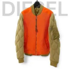 定価7万 DIESEL ディーゼル ニット切替 ジャケット ブルゾン MA-1のサムネイル
