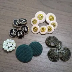 おしゃれな装飾ボタンセット