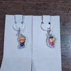 ハイキュー　アクリルチャーム　クリームinスナック　日向＆孤爪