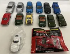 【名車各種14台】国内、外車ミニカーコレクション