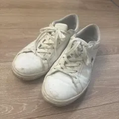 ラコステホワイトレザー スニーカー