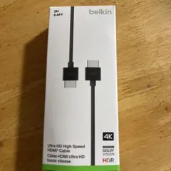 Belkin HDMIケーブル 2m 4K対応