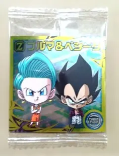 ドラゴンボール超戦士シールウエハース超 　　超15-11　ブルマ＆ベジータ