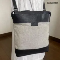 ◇ dan gentenダンゲンテン ショルダーバッグ ネイビー×ホワイト ◇