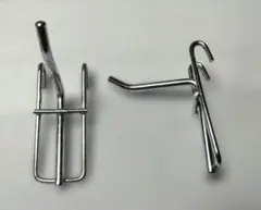 金属製ダブルフック 、ディスプレイフック５センチ 120個