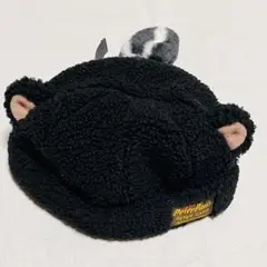 ディズニー　ロストキッズ　スカンク　ファンキャップ　ボアキャップ