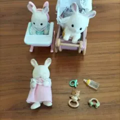シルバニアファミリー ウサギ人形セット 赤ちゃん