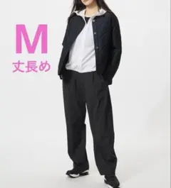 ユニクロ ウルトラストレッチアクティブワイドパンツ/丈長め