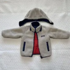 美品　Patagonia リバーシブルフリースジャケット 2T