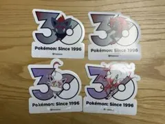 韓国限定】ポケモン 30周年記念ステッカー ゴース ゴースト ゲンガー