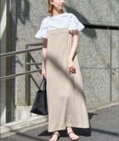 SLOBE IENA♡リネンライクキャミワンピース