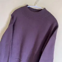 GLOBAL WORKハイネックニットセーター