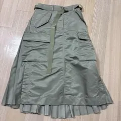 【美品】sacai カーゴプリーツスカート　サイズ1のサムネイル