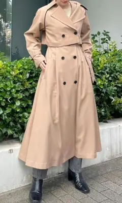 LAGUNAMOON 2WAYバイカラートレンチコート