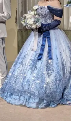 YNS wedding カラードレス　プリンセスラインハツコエンドウ　ステラ YNS wedding カラードレス プリンセスラインハツコエンドウ ステラ
