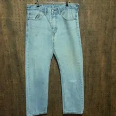 リーバイス　505 デニムパンツ　W34 L30　ライトブルー　P54