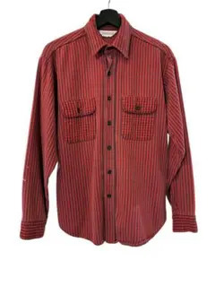 80s FIELD & STREAM ネルシャツ ヴィンテージ 赤黒 チェック