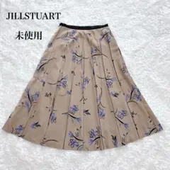 ジルスチュアートEndy ROBE レナフラワースカート　プリーツ　花柄　フレア