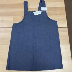 新品　こどもエプロン　130 デニム生地風