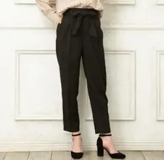 INGNI サッシュ付き テーパードパンツ