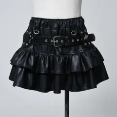 『REFLEM/レフレム』弾丸ベルト付きフリルスカートのサムネイル