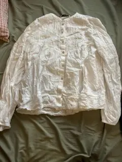 【ZARA】レース　ブラウス