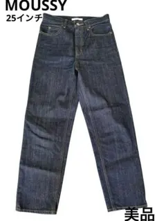 MOUSSY テーパードデニムパンツJWOWTapered ワンウォッシュ