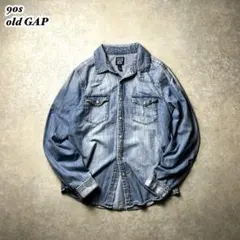 ZARA 様専用90s oldGAPデニムウエスタンシャツヴィンテージウエスタン