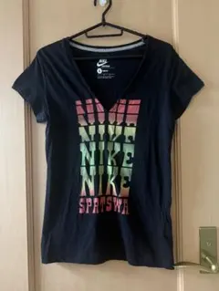 【NIKE】トレーニングTシャツ ブラック レディースL