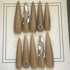 現品 ネイルチップ ロング ギャル