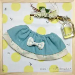 リボン付✿付け襟風*ぐるぐるドーナツスタイ