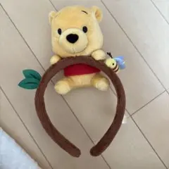 ディズニー　カチューシャ　ぷーさん