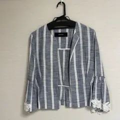 ZARA BASIC ノーカラージャケット Lサイズ　春夏