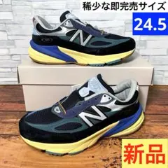 【箱付き新品】アクションブロンソン ニューバランス 990v6 ブルー 24.5のサムネイル