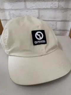 OUTDOOR ロゴ付きキャップ クリーム色52cmのサムネイル