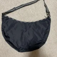 LeSportsac 黒ショルダーバッグ 男女兼用 ハワイで購入