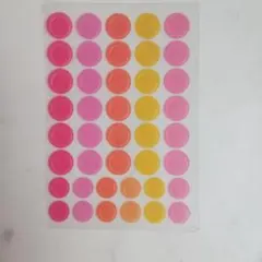 手帳作業にぴったりカラフルシール