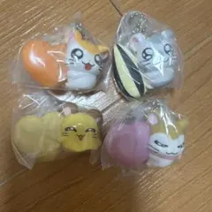 とっとこハム太郎　スイングマスコット　 4個セット　ガチャ