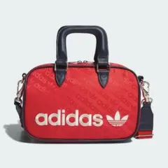 【未使用品】アディダス　オリジナルス　ゴルフ　モノグラム　ラウンドバッグ　赤のサムネイル