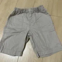GU 110センチ　ハーフパンツ　ベージュ