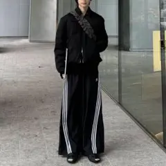 adidas adilenium シーズン1 オーバーサイズトラックパンツ　黒