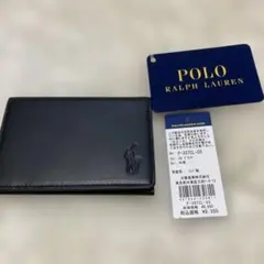 新品Polo Ralph Lauren ブラック 名刺入れ P-3071L-05