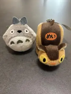 【未使用】トトロ ねこバス キーホルダー セット