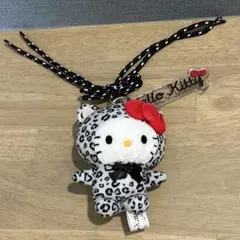 ハローキティ　マスコット　ヒョウ柄　レオパード柄　キーホルダー