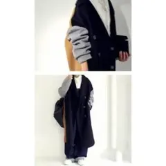 KINU antiqua 手縫い ロングコート Fサイズのサムネイル