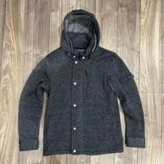 BEAMS HEART ヘリンボーン フードブルゾン L